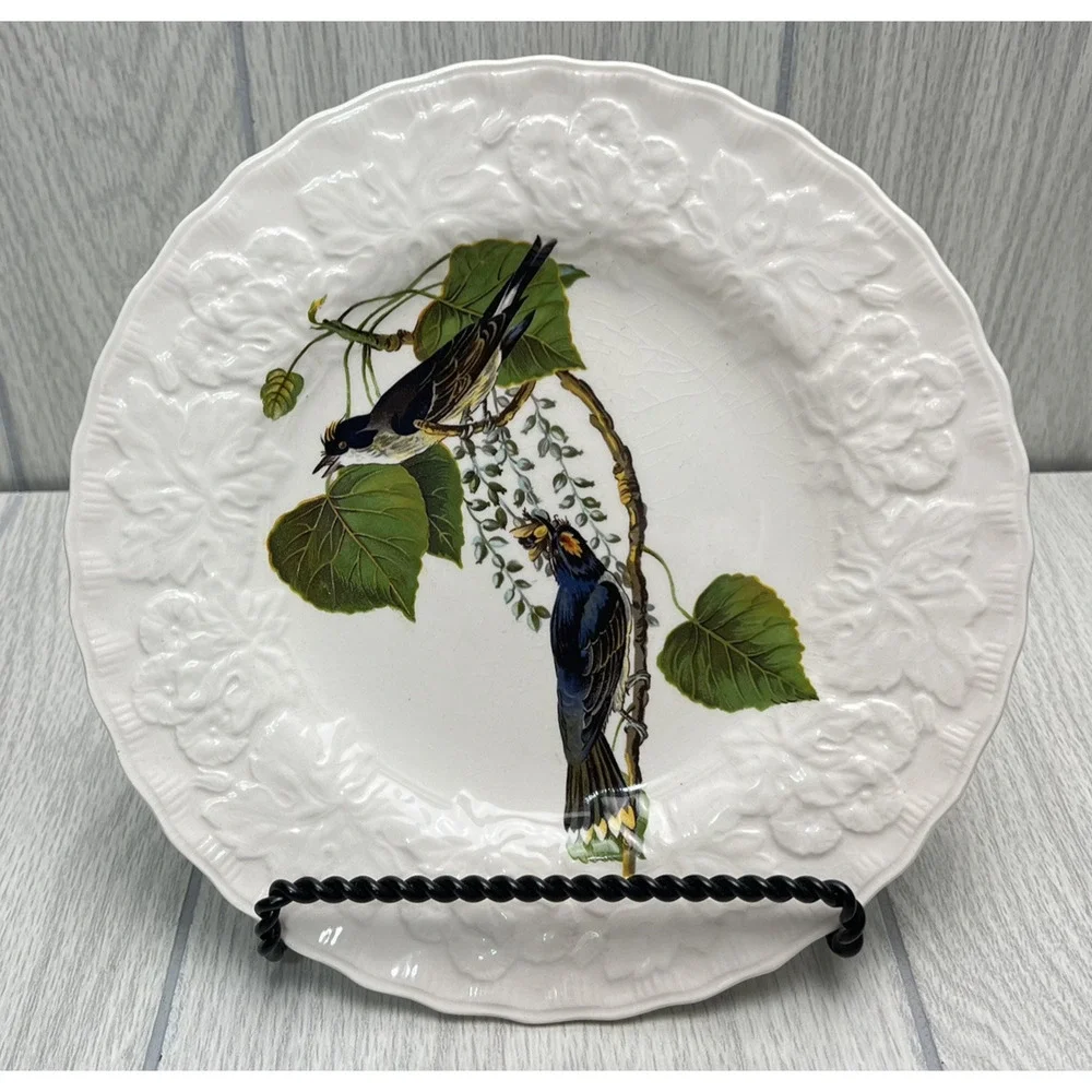 Alfred Meakin‎ Birds of America Plate - Kingbird #79 National Audubon Society